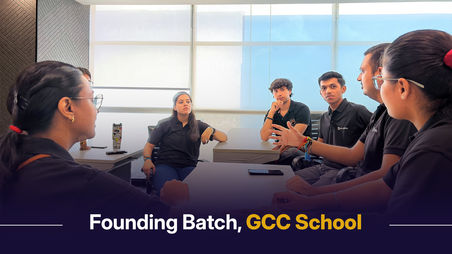 Batch 1 students in class